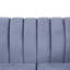 Chaise de salon en microfibre grise - revêtement en flanelle de qualité supérieure, structure en bois massif, conception orientée confort-523843883