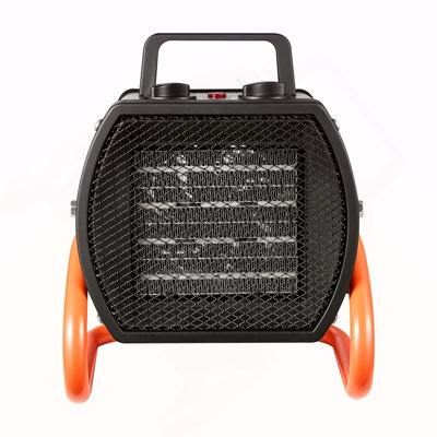 Greenhouse Heater, 1500W Electric PTC Space Heater with Fan, Low & High Heat Modes, 40° Adjustable Angle, Overheat Protection, Portable for Grow Tent, Small Greenhouse, Flower Room, Home Office