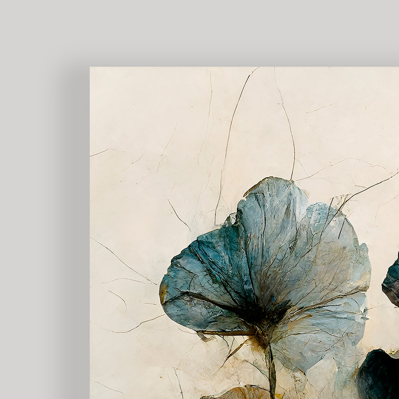 «Nature Inspired Dry Flower Bouquet» par Treechild - Ensemble de 3 reproductions de cadres photo sur bois, L 60 po x H 40 po