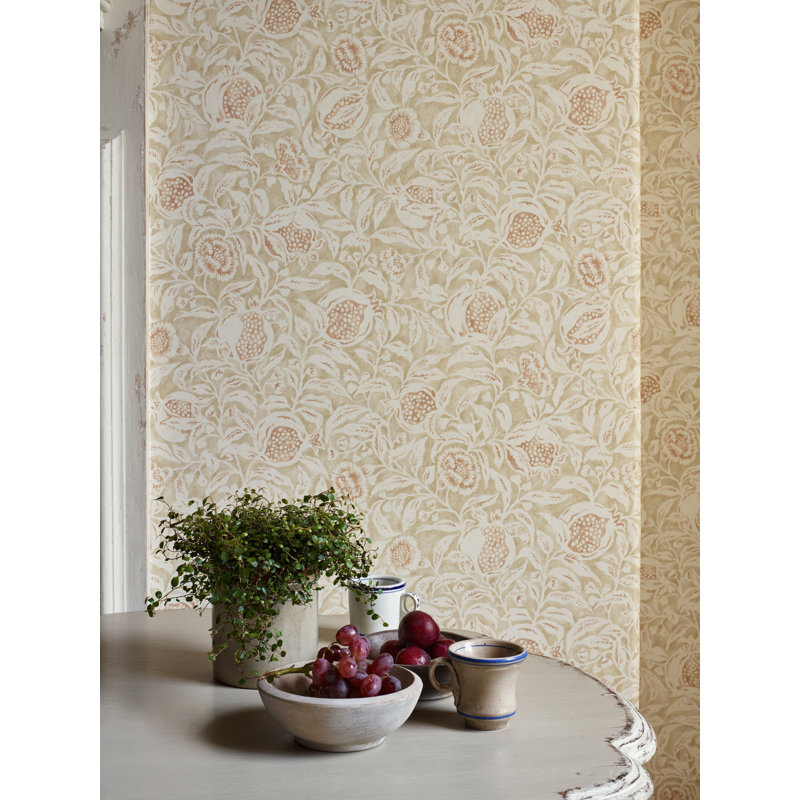 Annandale Wallpaper, Wedgwood/Linen
