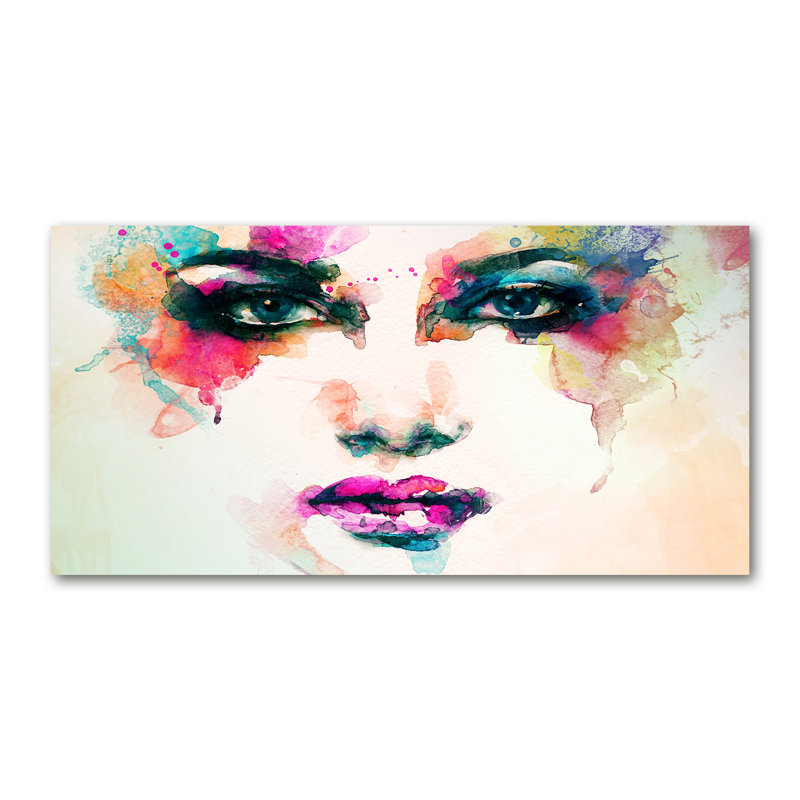 Portrait Of A Woman - No Frame Print on Canvas