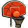 YJ USA Universal Fit 18'' Plastic Basketball Hoop