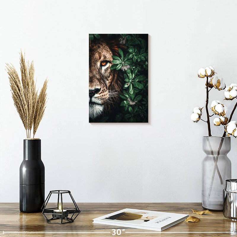 Brampt Lion Duet Jungle, 12" H x 8" W