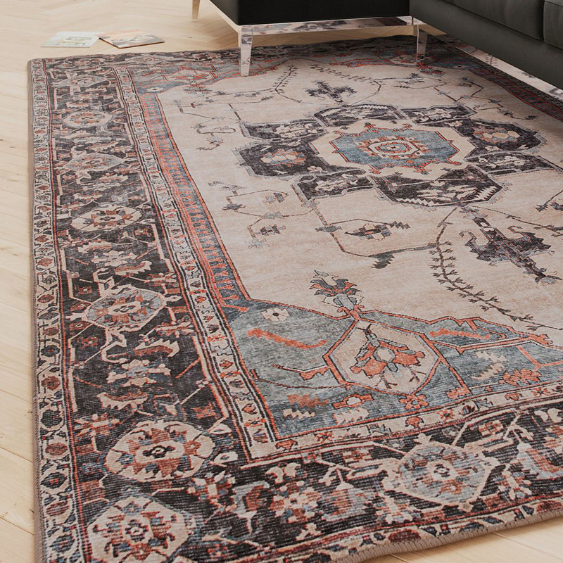 Vintage Look Area Rug, Rectangle 200 x 290 cm