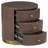 Three Drawer Round End Table