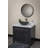 Eden Bath 13'' Gray Stone Oval Bathroom Sink