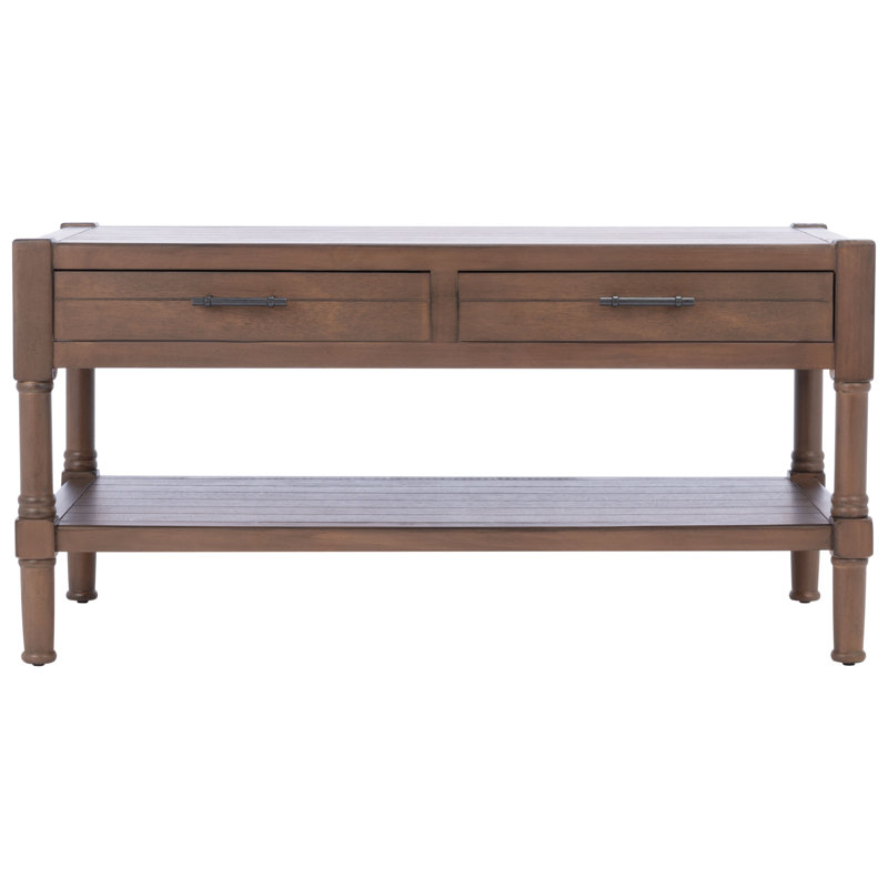 Table basse avec rangement Aritha, Brun