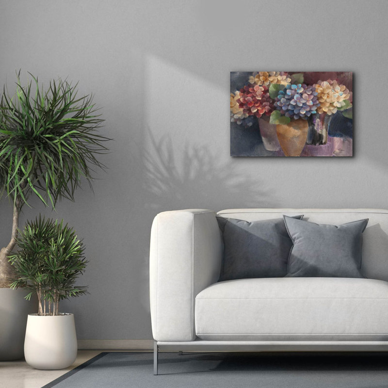«Perfectly Mauve» par Albena Hristova, art mural sur toile, H 18 po x l 26 po x P 0,75 po