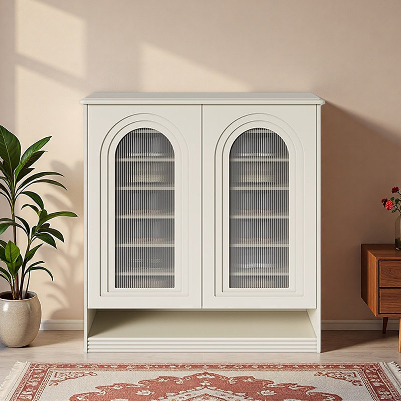 Armoire à chaussures de style français à la mode, Crème