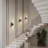 Fabrianna Brass Glass Wall Light-1599491074