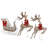 The Holiday Aisle® Lighted Reindeer and Sleigh