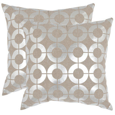 Sorrell Geometric Feather Throw Pillow
