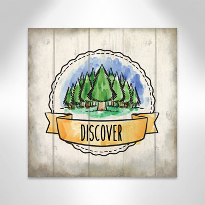 «Adventure is out There», art sur toile 3 '