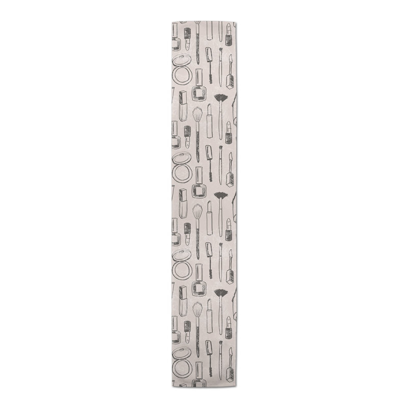 Chemin de table Dewaun, L 72 po x l 16 po, Gris