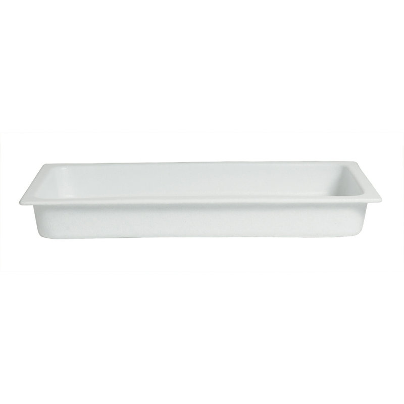 GET IH1FWW Bugambilia Full Size Food Pan, 9 Quart, Mod White