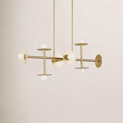 8 - Light Dimmable Sputnik Chandelier