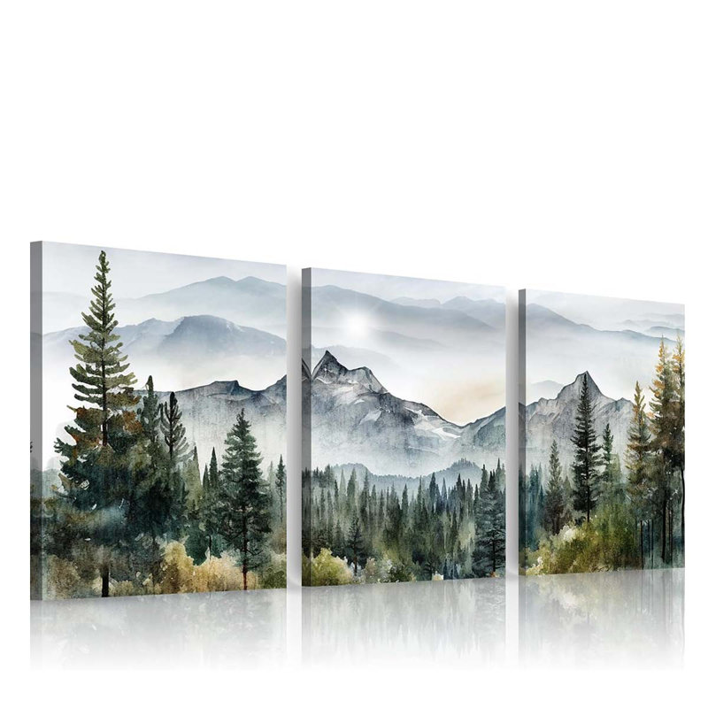 3 Piece Wrapped Canvas Print