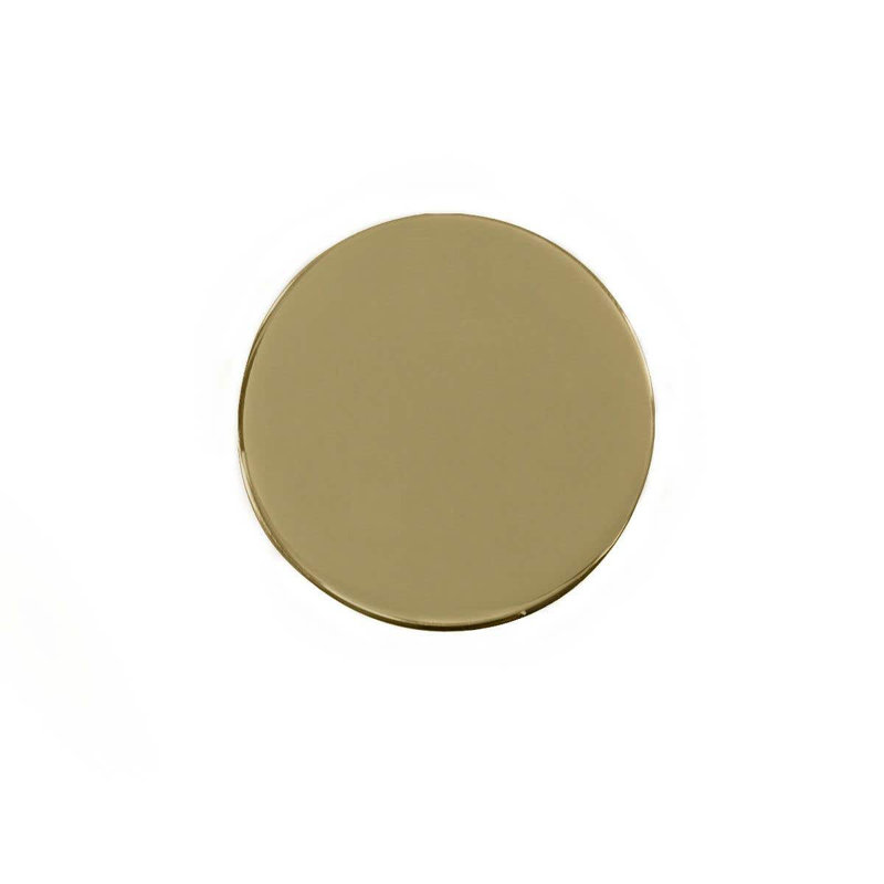 55'' x 30'' Soaking Acrylic Bathtub, Brushed Brass