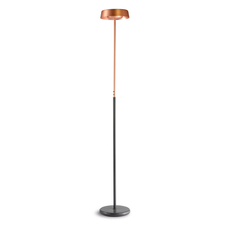 Lampe sur pied 70,86 po Barefield, Cuivre