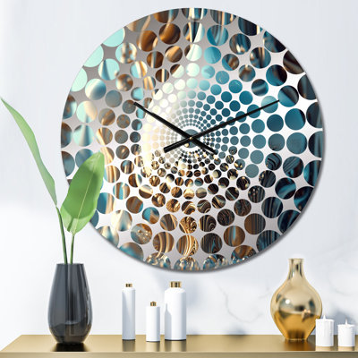 Luecke - Fractals Wall Clock
