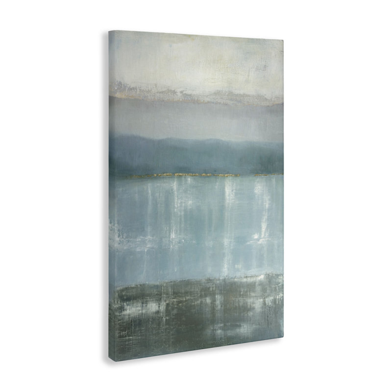 Toile de paysage Twilight Blues, design par Caroline Gold, H 24 po x l 16 po