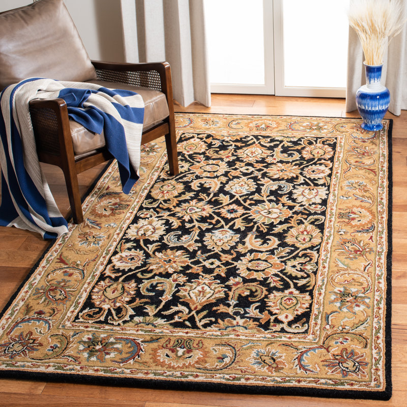 Tapis oriental en laine touffeté à la main Algier, Rectangle 5 pi x 8 pi