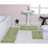 Hearon Rectangle 100% Cotton Non-Slip 3 piece Bath Rug Set-1446120706