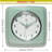 Orrwell Square Plastic Wall Clock 9.25 Inches-123400231