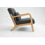 Chaise d'appoint Mid-Century moderne avec structure en bois-813340058-813340059