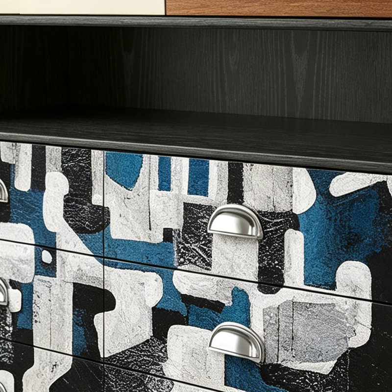 French Retro Simple Style Accent Cabinet