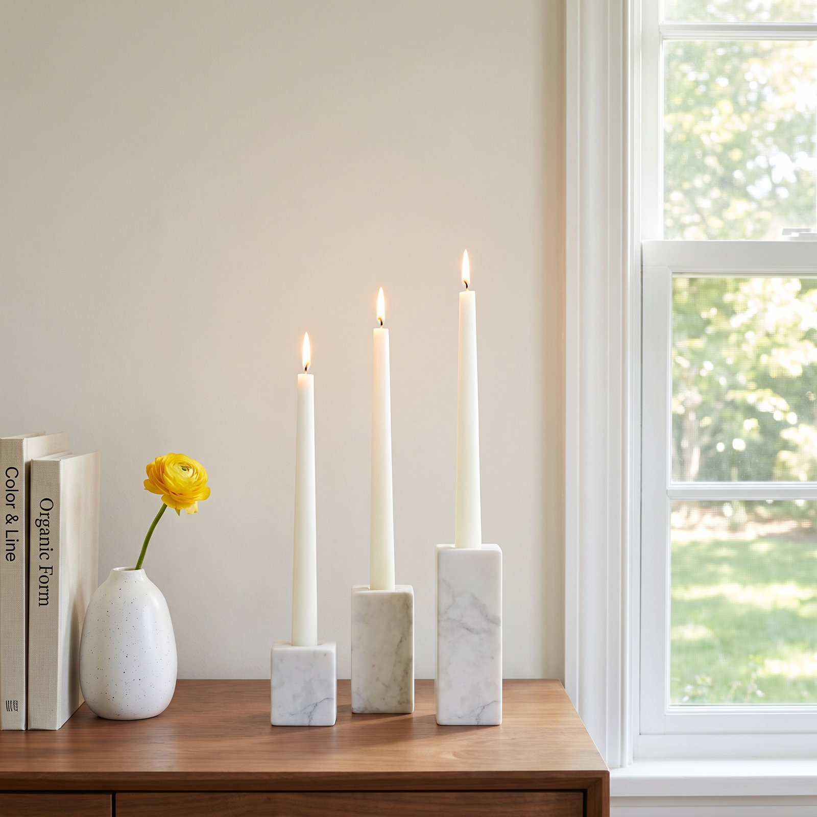 Matheson Genuine Marble Votive Candle Holder