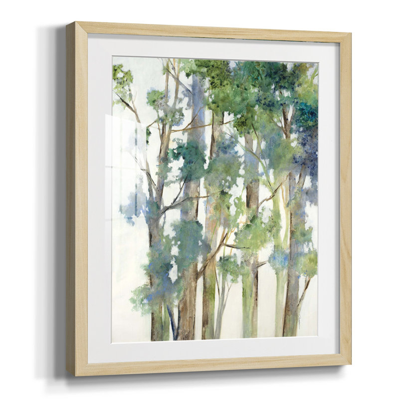 «Red Ochre», reproduction encadrée IV, Papier avec cadre naturel, Blanc