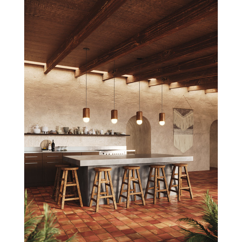 Bimar 1 - Light Pendant, Walnut, LED