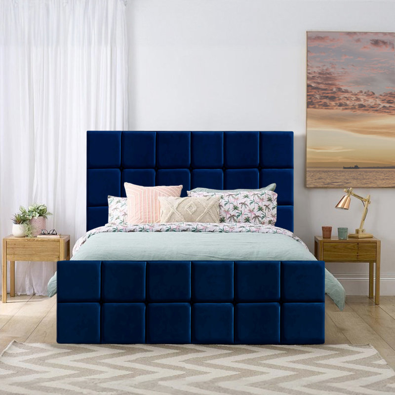 Tolya Storage Bed, Double (4'6), Marine
