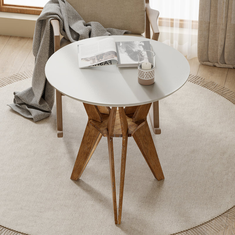 Table de bout Moty Farmhouse Crosee Legs