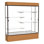  Vitrines en aluminium Reliant Series H 80 po x l 72 po fabriquées aux États-Unis
