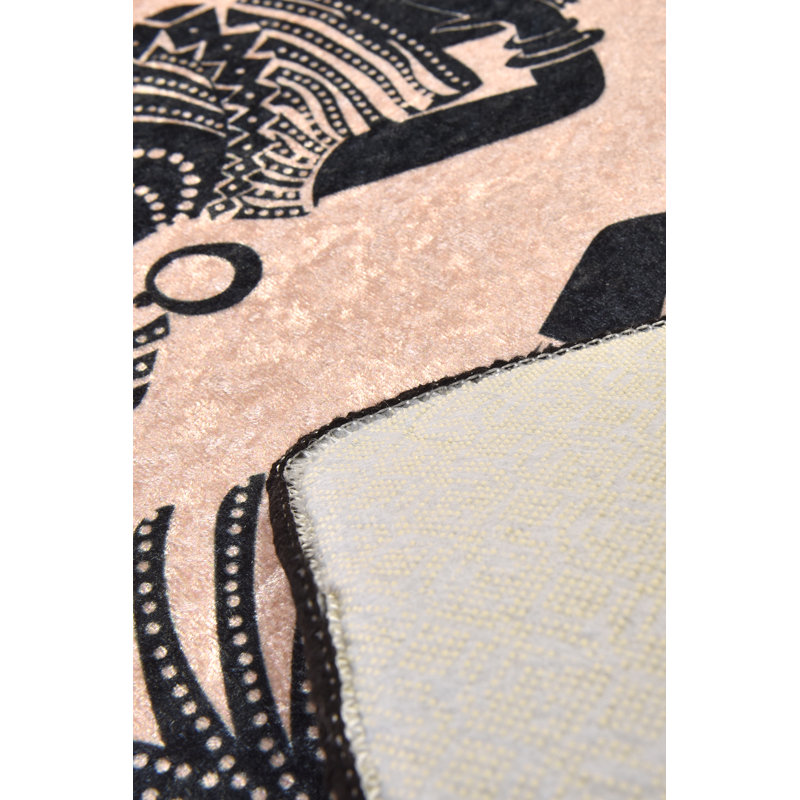 Baucom Shag Area Rug, Rectangle 100 x 200cm