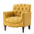 Annja 32" W Tufted Genuine Leather Armchair-121845632