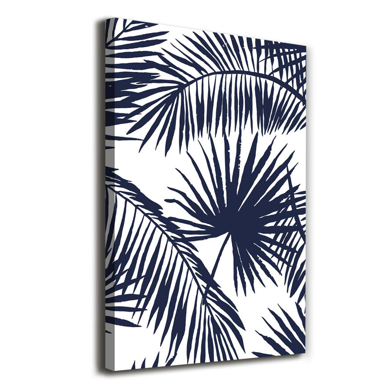 Leaves Of Palm - Wrapped Canvas Print