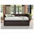Faux Leather Upholstered Daybed with Trundle-282809313