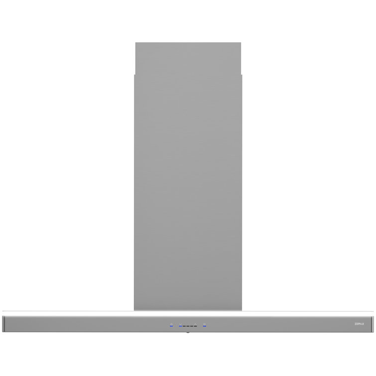 Core Zephyr 36" 600 CFM Convertible Island Range Hood in Stainless Steel with LED Lighting