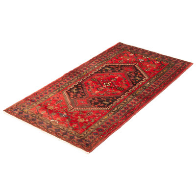 Hand Knotted Andelz Red Wool Rug 3'7" x 6'9"