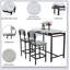 Ensemble de table de cuisine, table de salle à manger et chaises pour 2, ensemble de table de salle à manger 3 pièces avec 2 rembourrés