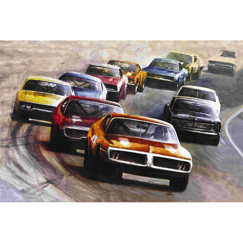 «Cars», impression sur toile tendue, H 8 po x l 12 po