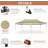 10x20 Pop Up Canopy with 6 Sidewalls, Conical Canopy Tent 10×20 with 3 Adjustable Height Waterproof, UV-Resistant with Carry Bag, Stakes, Ropes for Parties, Commercial, (Frame Upgraded)-114248022