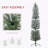 6ft Artificial Pencil Christmas Tree