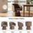 Upholstered Swivel Barrel Dining Chairs-671519496