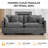 Chenille Upholstered Modular Sectional Sofa Couch with Cloud Deep Seat-530019554-530097904