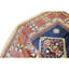 High-Quality Hand-Knotted Navy And Rust Area Rug