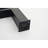 Single Handle Bathroom Faucet With Pop - Up Drain  Overflow , Matte Black Stainless Steel, Bubble Rich Water Flow Sink And In Black, Smooth Aerators, Corrosion Steel-121552935